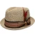 Import Fashion Fedora Trilby Gangster Cap Straw Panama Hat Men Women Summer Beach Jazz Hats Porkpie Hat from China