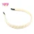 Import fashion new style acrylic chain rainbow color girls style young style headband from China