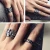 Import Fashion personality retro ring domineering index finger single titanium steel ring men from China