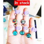 Fashion stainless steel navel body ring cremation jewelry for women