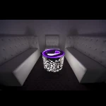 Fashionable modern led furniture custom made nightclub bar hotels club liquid coffee table garden patio led liquid color table