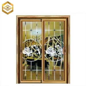 Fashionable two leaf sliding drawing room door