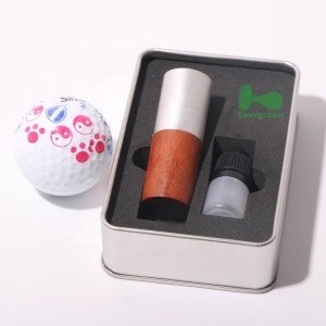 Fast Drying Golf Ball Stamper Fullcolor Rosewood Golf Ball Stamp