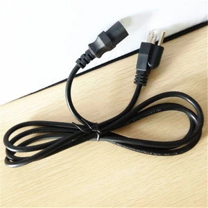 FCC certified US plug IEC13 250V 10A ac power cable 2.5m 3*0.75mm2