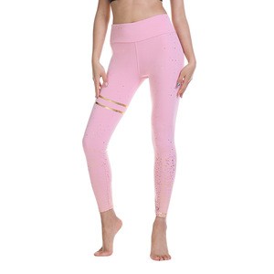 Female  Printing Fitness Leggings Wearing Tight Workout Sport Yoga Pants