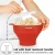Import FINDKING high quality 290g DlY Collapsible Silicone Microwave Hot Air Popcorn Popper Bowl folding Silicone Popcorn maker from China