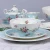 Import fine porcelain tableware set ceramic dinnerware bone china dinner set from China