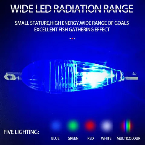 Buy Fishing Squid Lure Light Flashing Lamp Fishing Tools Led Deep Drop ...