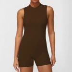 Fitness yoga wear set women fitness yoga set tracksuit one-piece sports set of sport wear pink one piece jumpsuits