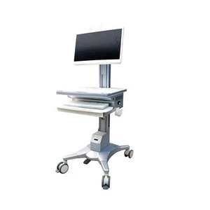 Flexible movement hospital medical universal patient monitor trolley