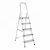 Import Folding 3 Step 4 Step Aluminum Wide Step Ladder from Pakistan