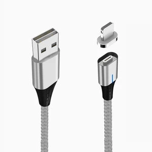 For Apple USB Cable For iPhone XS Max XR X 8 7 6 Magnetic Charging Charger Data Cable
