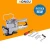 For PET/PP strapping XQD-19 Handheld pneumatic strapping machine tool