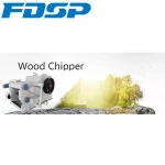 Forestry Machinery Used Small Wood Chipper Machine with CE