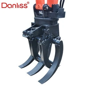Forestry wood machinery log grapple clamp machine pick and place gripper
