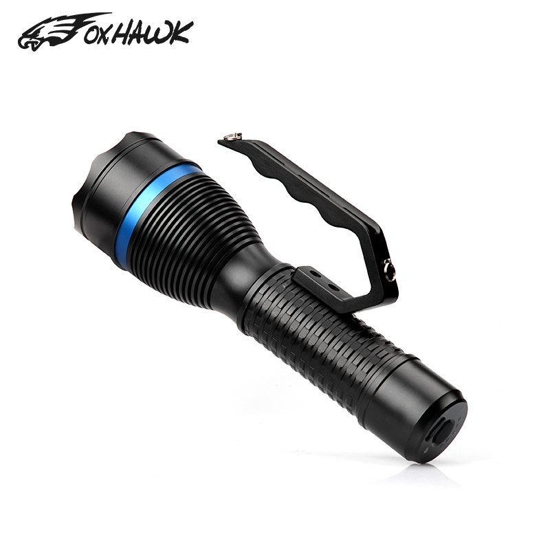 Buy Foxhawk 6000 Lumens Lamp Long Beam 1km Torch Handheld Search Light ...