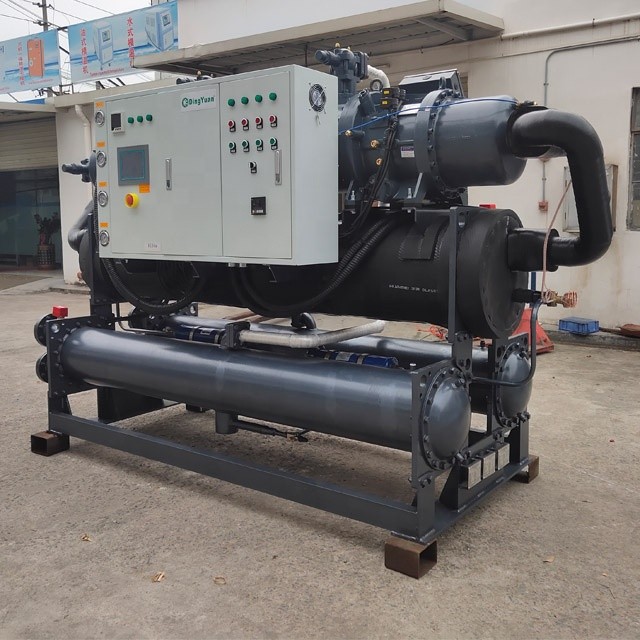 FSQ-200W R22(R407C) refrigerant high quality water cooled chiller with double compressor for blow molding machines