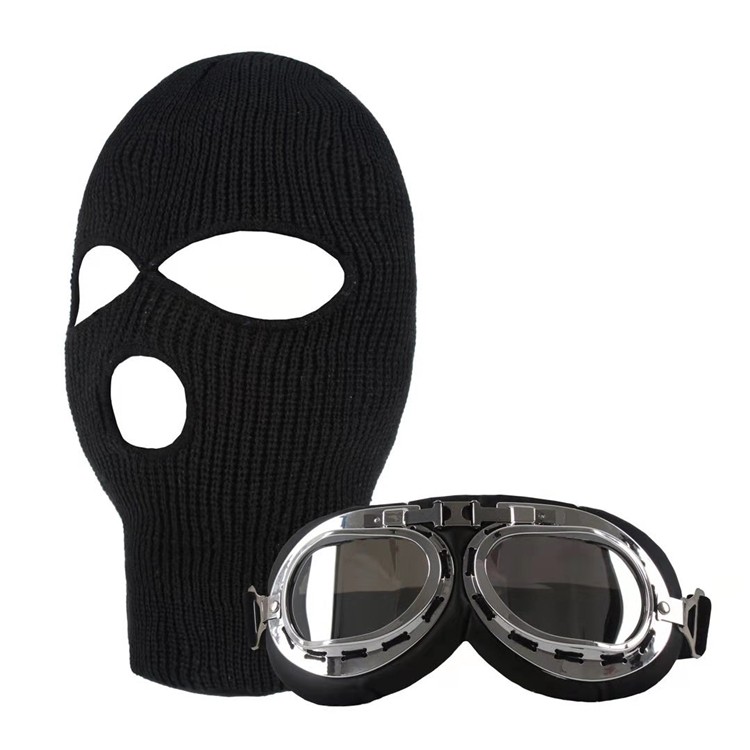 Full Face Knit Ski Mask Beanie Men Women Unisex One Hole Three Hole Winter Headwear Face Mask Protection