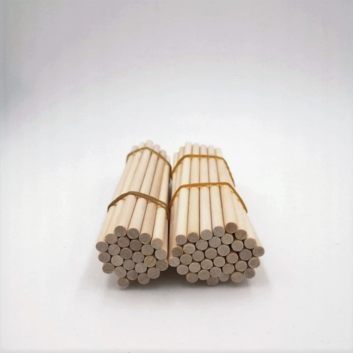 Furniture parts wholesale birch material wooden stick craft high quality burlywood  wooden sticks wooden dowel