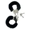 Furry Flurry Handcuffs Pink Black Red Metal Handcuff Fancy Dress Hen Night Stag Play Toy KO617