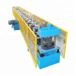 Galvanized metal steel half round roofing valley rain water gutter roll forming machine for making building material parts