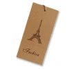 Garment accessories printing hang tag kraft paper tag for jeans