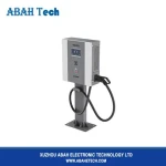 GBT Connector 20kw/30kw/40kw DC EV Charger Column Design Charging Pile