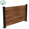 GD aluminium decorative wood grain diy garden gates prices material used fencing for sale horizontal wooden slat fence panels