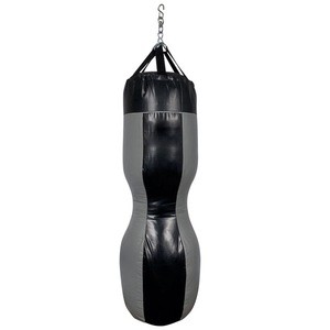 Genuine leather Kick Boxing MMA Training sports punching bags sand bags black