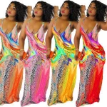 Girl's skirts tie dye loose summer women casual dresses