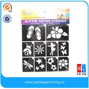 Glitter Tattoo Stencils