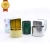 Import Gold Candle Tin Box Empty Square Candle Tin Jars Metal Candle Tins from China