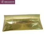 Golden and silver evening clutch bag women