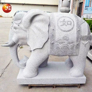 good design for large garden stone elephant sculpture hot sale