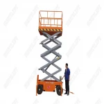 Good quality hot sales movable  aerial work platform electric mobile scissor Lift tables for price