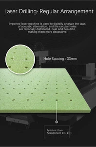 GOODSOUND Absorption Decorative Perforated polyester fiber Sound Acoustic sound-absorbing board acoustic panels walls