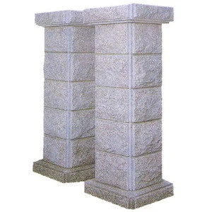 Granite Stone Gate Pillar Design
