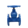 Ground elastic seat seal gate valve Non rising stem soft seal gate valve dn50-800 water conservancy gate valves