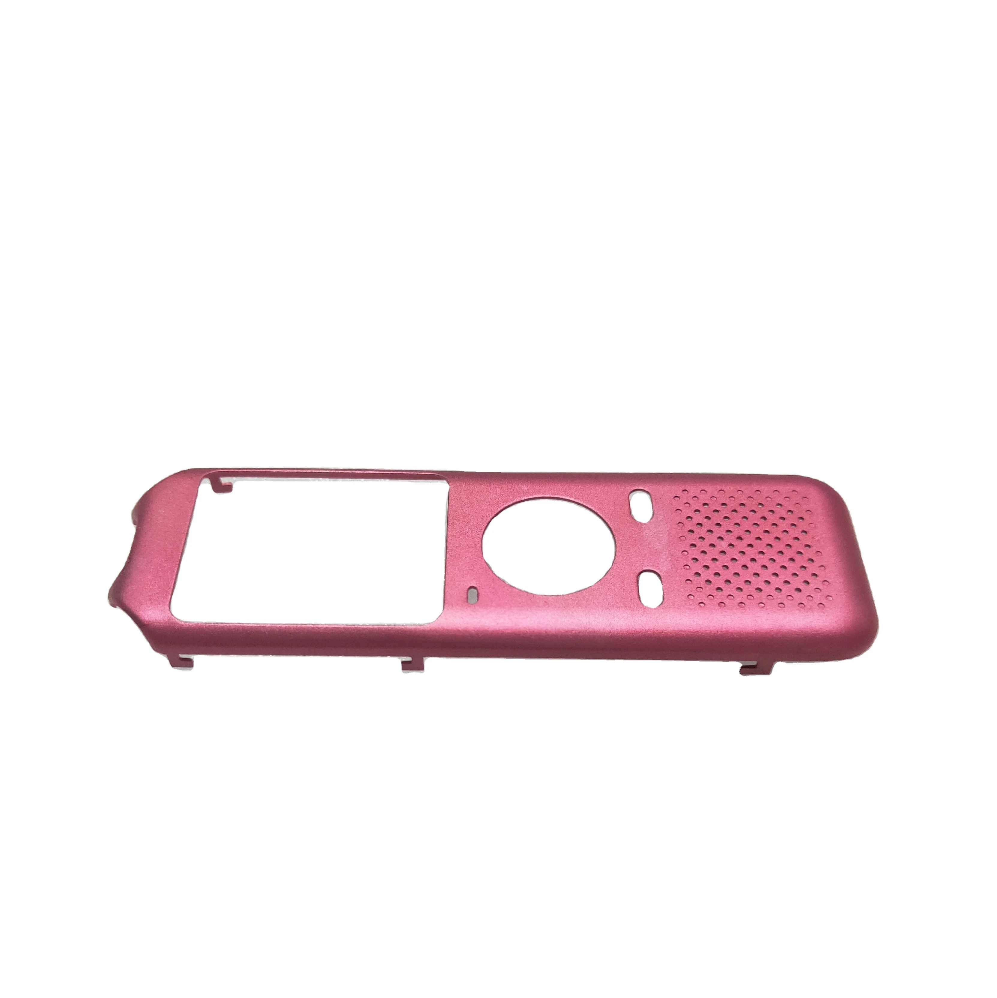 Guangdong cheap fast OEM Customized Aluminum/other metal parts processing by CNC machining after Pink Anodizing surface treatme