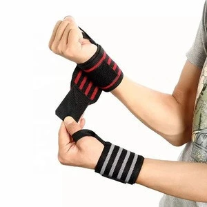 Gym weightlifting training bar grip barbell straps wraps hand protection wrist support