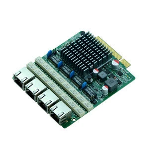 H82580EB chipset Gigabit Ethernet 4*1000Mbps SFP Interface Gigabit Network card Support PCI express X8