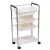 Import Hairdresser Good furniture hair salon trolley white from China