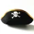 Import Halloween Ghost Captain Cap Pirates of the Caribbean Festive Party Atmosphere Skull Cap Felt Hat from China