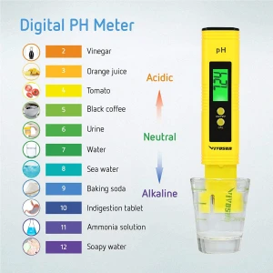 Handheld Digital PH Meter Tester-Suitable For Aquarium Pool &amp; Hydroponics Calibrate Water PH Meter