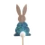 Import Handmade Garden Plant Pick Wooden Stick Easter Rabbit Decoration from China