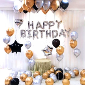 Happy Birthday Balloons for boy Birthday Party Decorations and Supplies