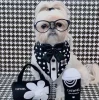 Haute Couture Luxury Brand Cute Bag Pet Gift Champagne Bottle Dog Toy