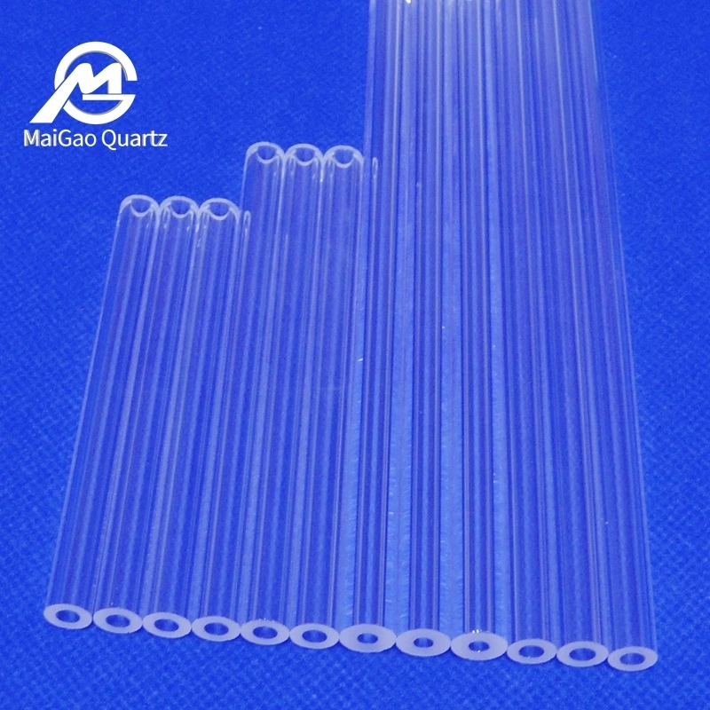 Heat-resistant Small size diameter fused quartz glass cylinder tube