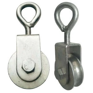 Heavy Duty Half Cover Sheave Cable Pulley For Sale