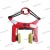 Import heavy duty lifting stone clamp chain type construction accessories warehouse equipment from China